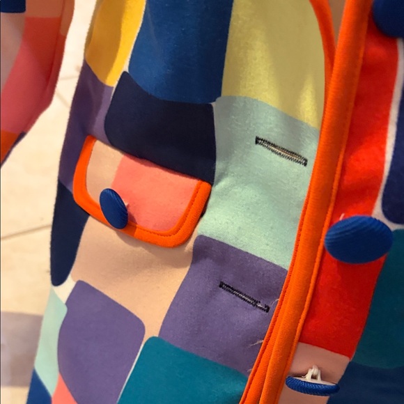 Vibrant Patchwork Kids Blazer - Picture 5 of 7